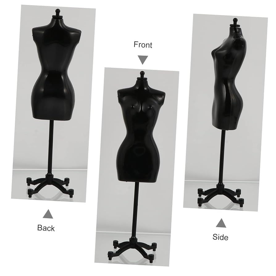 Amazon.com: Female Mannequin Torso, 4Pcs Mini Doll Dress